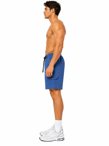Pantalones Cortos Cortavientos Unisex Personalizados de Secado Rápido con Forro de Malla de Nailon, Cierre con Cordón, Cintura Media, Estilo Casual, Bolsillos con Diseño Moderno - Product Image 4