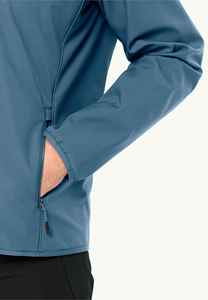 Veste matelassée imperméable à capuche pour homme, vert uni, fermeture éclair décontractée, extérieur en polyester, doublure en nylon, pour l'automne - Product Image 6