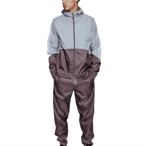 OEM Nylon Windbreaker Nylon Suit Sport Jacket Track Zip up <b>Wind</b> <b>Breaker</b> Street Wear Baggy Pants Customized Wholesale Men - Product Image 2