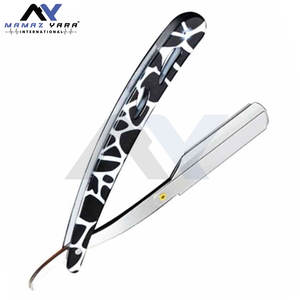 Navajas de Barbero Tradicionales Plegables de Venta Caliente, Maquinilla de Afeitar Recta de Una Sola Hoja con Diseño de Seguridad para Afeitado Masculino para Barberos - Product Image 3