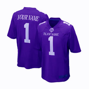 Maillots de football américain pour hommes, qualité supérieure, personnalisables, respirants, en maille, avec broderie de qualité supérieure, grandes tailles, vente en gros - Product Image 4