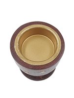 Brûleur à Bakhoor Arabe en Bois Écologique Vintage avec Incrustations en Laiton pour la Décoration Religieuse de la Maison et des Majlis – Fourniture B2B