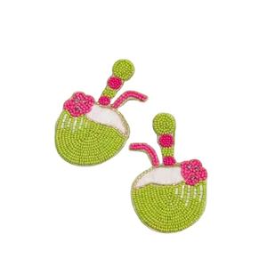 Pendientes colgantes con cuentas bordadas para fiestas de verano, eventos en la playa, regalos, joyería de moda, aros para las orejas de MD HANDICRAFTS - Product Image 4