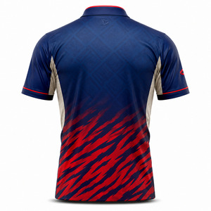 เสื้อคริกเก็ตผู้ชาย โพลีเอสเตอร์ ระบายอากาศเร็ว สำหรับทีม  แบบซับลิเมชั่น ชุดกีฬา สำหรับฝึกซ้อมและแข่งขัน - Product Image 3