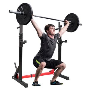 Panca Pesi Regolabile per Palestra Domestica, Pieghevole con Barre Parallele per Allenamento Squat e Panca Piana - Product Image 2