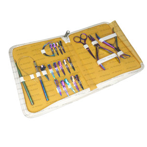 Hair Extension Tool Kit - Weaving Thread, Tail Comb, Microlink <b>Pliers</b>, and Tweezers <b>Set</b> - Complete Salon Weave & Installation Ki - Product Image 6