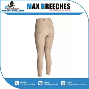 Pantalon équestre Jodhpurs serré d'équitation de logo personnalisé en nylon avec impression de silicone à vendre - Product Image 4