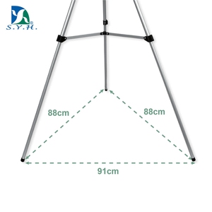 Portable Aluminum Tripod <b>Easel</b> with Large Opening Angle for Outdoor Whiteboard Advertising/Painting/Sketching - Product Image 3