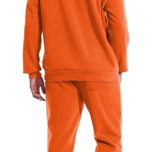 Men's Winter Gym Tracksuit Set 100% Cotton Custom Logo <b>Oversize</b> Hoodie <b>Jogger</b> Printed Sport Blank tracksuit for man, 100% cotton - Product Image 4
