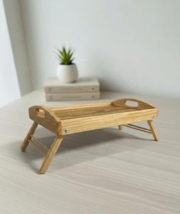 Bandeja de Servir Rectangular Grande de Madera con Asas para Mesa de Centro, Sala de Estar, Desayuno en la Cama - Product Image 5
