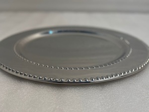 Round Iron Charger Plate With Mirror Polish For Formal Dinner Table Setting Hotel Banquet And Premium Restaurant - Product Image 4
