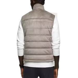 Gilet matelassé personnalisé pour homme, imprimé sur mesure, haute qualité, couleurs personnalisées, demi-manches, style tendance - Product Image 1