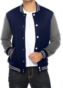 Blousons universitaires d'hiver vintage style Letterman, blousons bomber de baseball en peau de mouton, vêtements d'extérieur avec design brodé, tenues pour équipes scolaires et de club, vente en gros OEM - Product Image 2