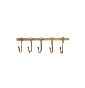 Brass Hook Hanger For Bathroom Towel Hanging Handmade Gold Polished Brass Hook Holder At Lowest Price - Product Image 6