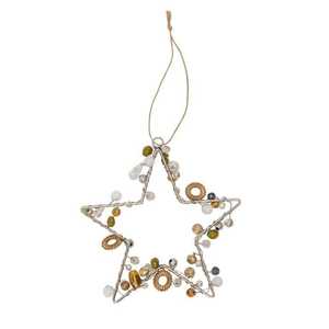 Gold Vintage Metal <b>Star</b> Christmas Ornament Handicraft Decorations - Product Image 4