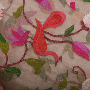 Tela de Lujo con Bordado Malty, Malla de Poliéster Transpirable con Patrón Floral para Vestidos de Novia y Fiesta - Product Image 6