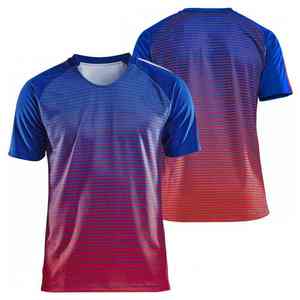 Camiseta de Fútbol Personalizada con Estampado, Manga Corta, Cuello en V, Transpirable, de Secado Rápido, Poliéster, Logotipo Frontal, Conjunto Deportivo - Product Image 1