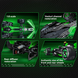 Cada 1:8 MOC Sauber F1 Team C44 Formule 1 Voiture de course F1 Numéro 24 Voiture de sport Blocs de construction City KICK Briques de voiture Jouets Cadeau - Product Image 4