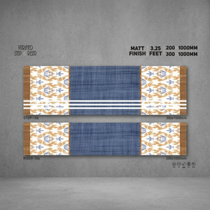 กระเบื้องปูพื้นกันลื่นแบบพอร์ซเลน ขนาด 1000x300 มม. 1000x200 มม. หนา 10 มม. ผิวด้าน ทนทาน สำหรับปูพื้นบันไดในห้องน้ำและโถงทางเดิน - Product Image 3
