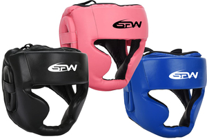 Protector de Cabeza Personalizado de Cuero Genuino para Boxeo, Juego de Protección Facial Completa para Combate - Product Image 4