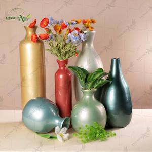 Jarrón de Mesa de Bambú Enrollado Hecho a Mano, Personalizable, Estilo Art Deco, Decoración Ecológica y Duradera de Thanh Nam Arts JSC - Product Image 6