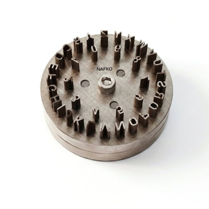 Nouveauté : Coupe-disques en acier inoxydable, alphabet anglais A-Z et chiffres 0-9, poinçon métallique pour la fabrication de bijoux, poinçons de taille personnalisée - Product Image 1