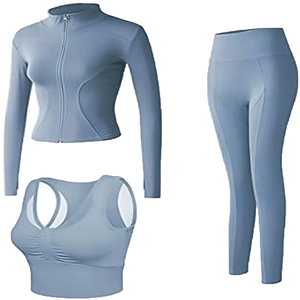 Ensemble de yoga multicolore pour femme 2026 – Tenue de sport, fitness, course et exercice - Product Image 1