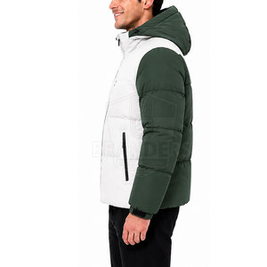 Chaqueta de plumón para hombre, a la moda, ligera, para invierno, diseño acolchado, cómoda, cálida, ideal para actividades al aire libre y uso casual. - Product Image 3