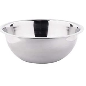 Large Stainless Steel Serving Bowl <b>Brushed</b> Metal Salad Basin Durable Double Wall Soup Bowl forHotel Restaurant Kitchen Tableware - Product Image 5