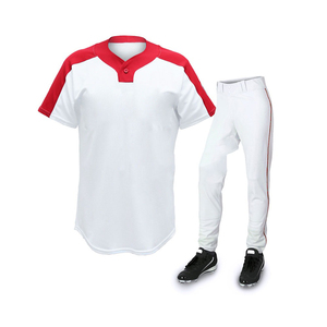 Uniforme de Béisbol Personalizado con Logotipo de León, Número 30, Rojo y Gris, Conjunto de Uniforme de Softbol - Product Image 4