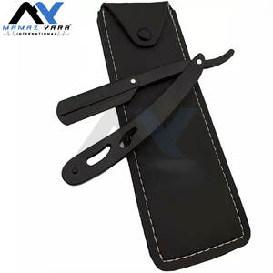 Navaja de Afeitar Clásica de Acero Recto, Plegable, Profesional, de Grado Salón, Herramienta de Afeitado para Hombre con Cuchilla Duradera - Product Image 3