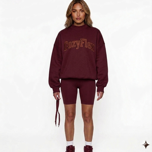 Sweat-shirt à col montant unisexe, coupe ample, en mélange de coton, pull chaud d'hiver, streetwear décontracté, tendance, confortable, haut de gamme - Product Image 4