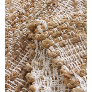 Geometric Jute Flat Weave Area <b>Rug</b> Rectangle Bohemian Style Eco Friendly Hallway Mat Spot Clean - Product Image 4