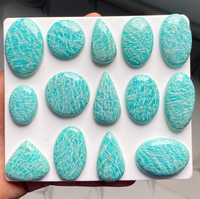 MAHNAJ GEMS Vente en gros de cabochons en amazonite naturelle, lot de pierres précieuses en amazonite pour la fabrication de bijoux