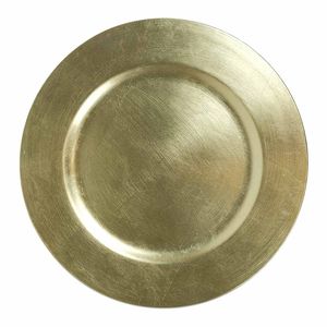 Stainless Steel Luxury Charger Plates <b>Round</b> <b>Tray</b> Durable 100pcs MOQ for Wedding and Restaurant Use - Product Image 4