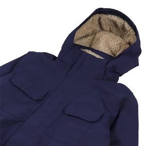 Hot Sale Custom Made Polyester <b>Parka</b> Jacket for Men Winter Wear Comfortable Stylish Hooded Outerwear with Multiple <b>Pocket</b> - Product Image 4