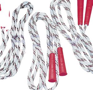 เชือกกระโดดคุณภาพสูงแบบปรับความยาวได้สำหรับทุกเพศ ด้ามจับไม้ เชือกหนังไนลอน-สามารถปรับแต่งได้ - Product Image 1