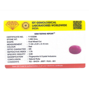 Premium 5.4 Ct Oval Cut Natural African Ruby Loose Gemstone for Fine Jewelry - Product Image 4