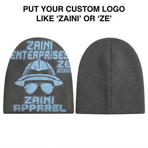 Premium 280 GSM 100% Acrylic Knit Unisex Beanie Cap Soft Warm Black Gray <b>Navy</b> Casual Ski Winter <b>Hat</b> - Product Image 1