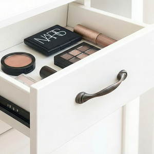 มือจับตู้โค้งมนสวยงาม ผลิตจากโลหะผสมสังกะสี ดีไซน์ร่วมสมัย สีดำ ทนทาน เป็นมิตรกับสิ่งแวดล้อม เหมาะสำหรับห้องครัว ห้องน้ำ ห้องนั่งเล่น และตู้เสื้อผ้า - Product Image 5