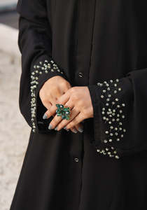 Wholesale Best Design Comfortable Ladies Long <b>Abaya</b> <b>Plain</b> Custom Islamic Women's <b>Abaya</b> in Low Price / New Blank Customized - Product Image 3