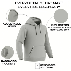 Sudadera Protectora para Hombre, Manga Larga, Transpirable, de Poliéster, para Motociclismo, Color Gris, con Protección en Hombros, Codos y Espalda - Product Image 2