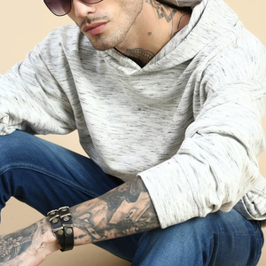 Sudaderas clásicas para hombre, de tela de algodón mezclado, duraderas, para uso diario y en el gimnasio. - Product Image 4