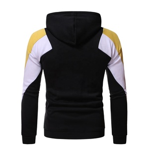 เสื้อฮู้ดกีฬาผู้ชายแบบขายส่ง สั่งทำได้ สีพื้น ผ้าฟลีซ ไซส์ใหญ่ เป็นมิตรกับสิ่งแวดล้อม สำหรับฤดูใบไม้ผลิ รับผลิตแบบ OEM - Product Image 6
