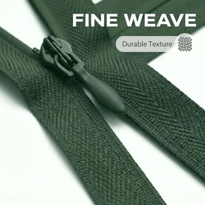 3 #   Fermeture éclair invisible en nylon à extrémité fermée avec curseur autobloquant pour vêtements et textiles de maison - Accessoires de confection en gros usine - Product Image 5