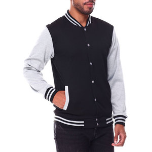 Vestes de baseball en cuir pour hommes, style hiver, avec broderie de lettres, pour club et équipe - Product Image 1