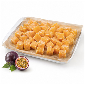 Top Notch Quality Tasty Low Price Factory In Vietnam IQF Frozen Fresh Passion Cube Packed in 5 kg <b>Bag</b> - Product Image 4