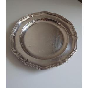 Assiette de présentation en métal style floral, taille personnalisable disponible, en laiton et argent, pour service alimentaire et événements - Product Image 6