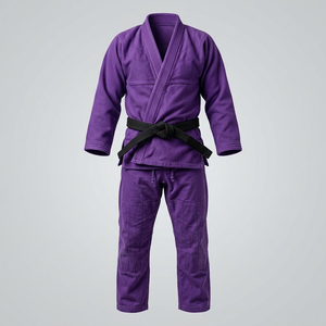Kimono de Jiu-Jitsu Brésilien Personnalisé pour Adulte, Tenue d'Entraînement d'Arts Martiaux avec Ceinture Noire, 100% Coton Durable - Product Image 1