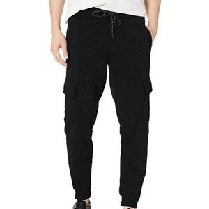 Pantalon de jogging personnalisé pour hommes, pantalon de survêtement solide et décontracté, baggy, pantalon surdimensionné à impression de logo, brodé, droit, fermeture à cordon de serrage moyen - Product Image 1
